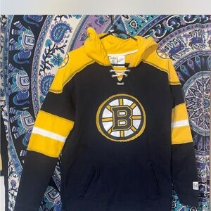 CCM Yellow and Black Hockey Hoodie